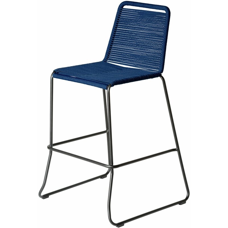 Jaren Counter Stool, Blue, 26" seat height - Image 1