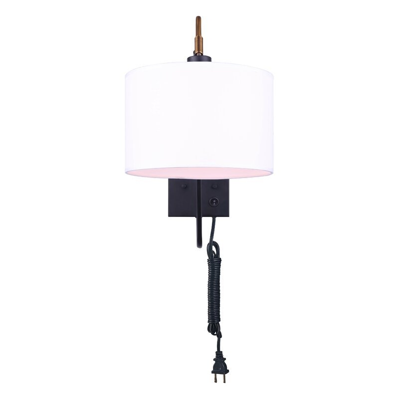 Naomi Plug-in Swing Arm Sconce - Image 1