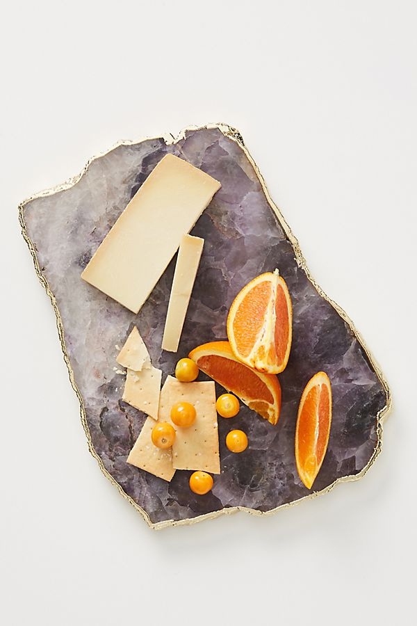 Agate Cheese Board, Amethyst - Image 0