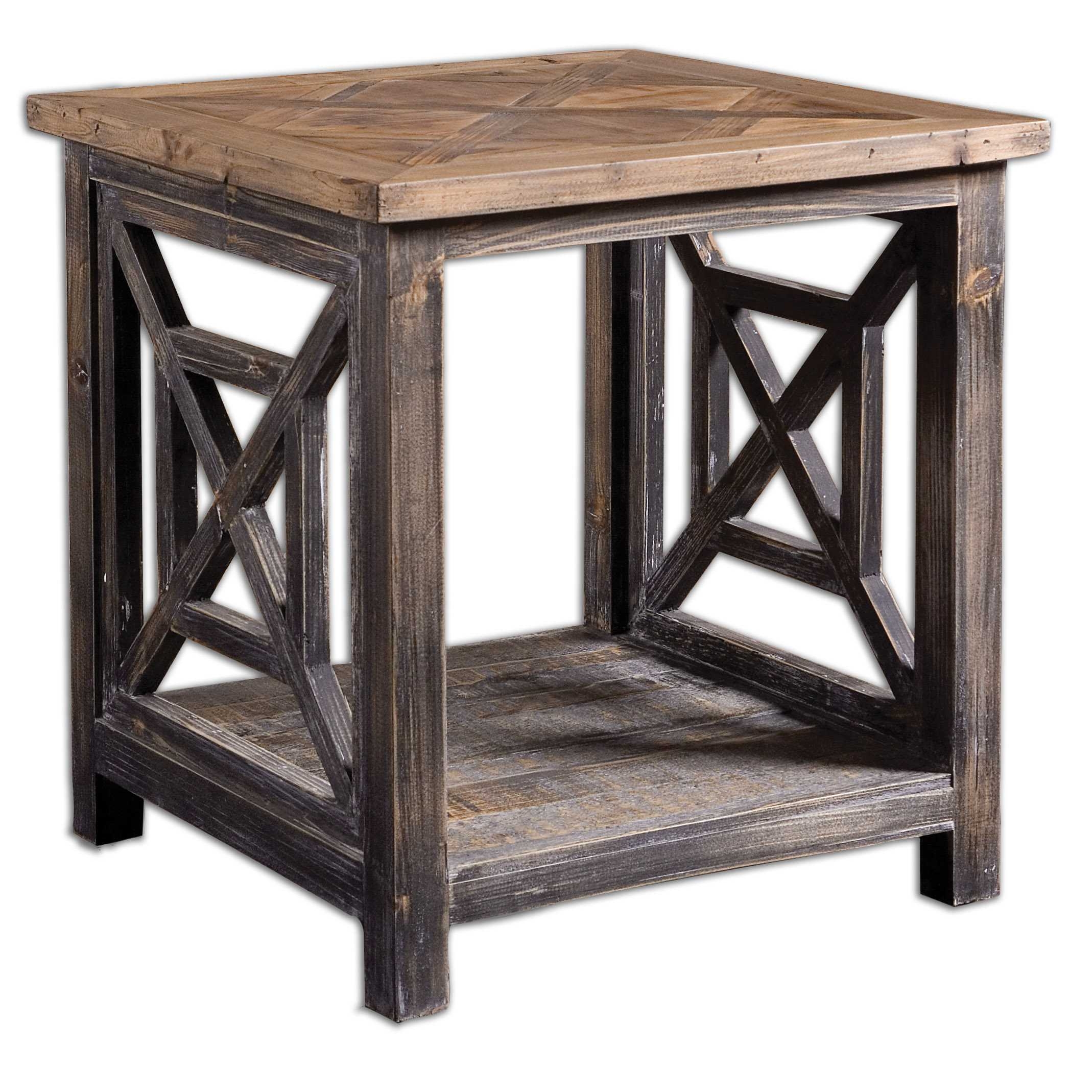 Spiro Reclaimed Wood End Table - Image 0