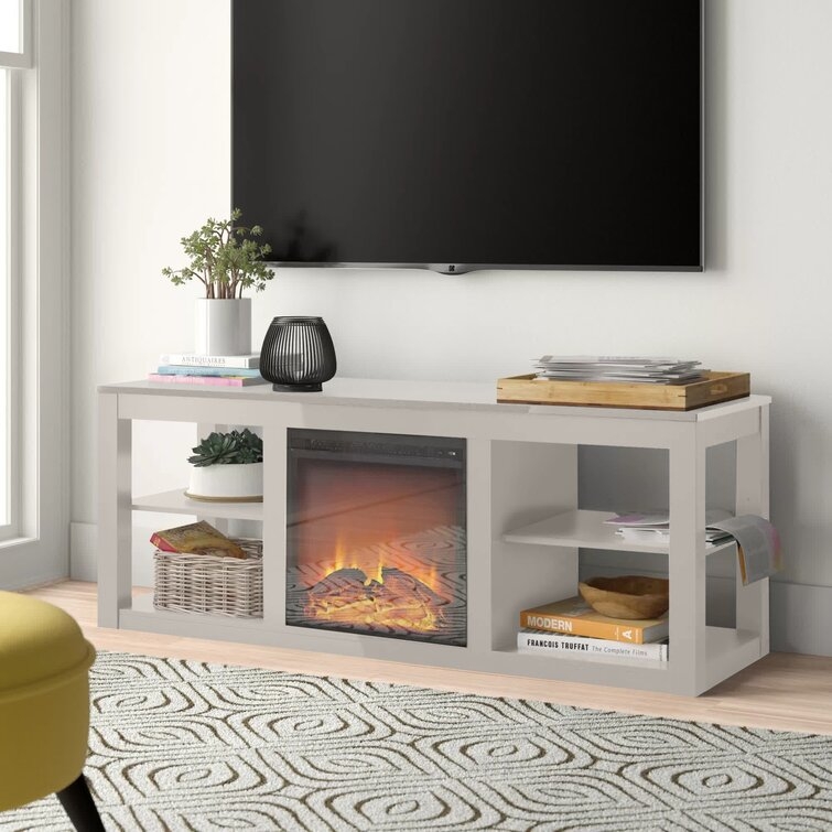 Rickard TV Stand for TVs up to 65" with Fireplace Included - Image 1