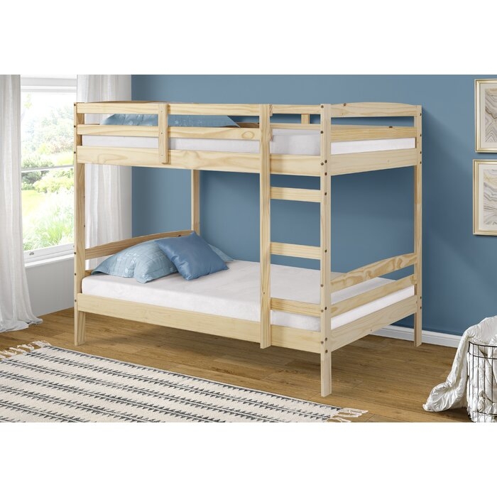 Plumerville Twin over Twin Bunk Bed - Unfinished - Image 1