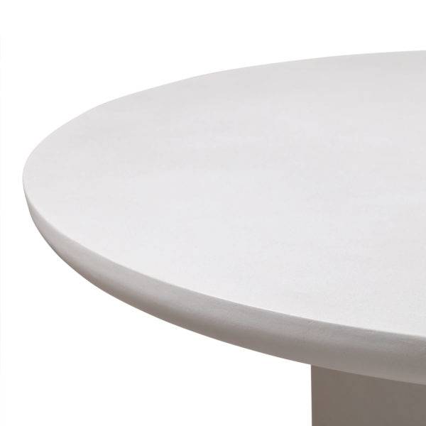 Roxie Ivory Concrete Dining Table - Image 3