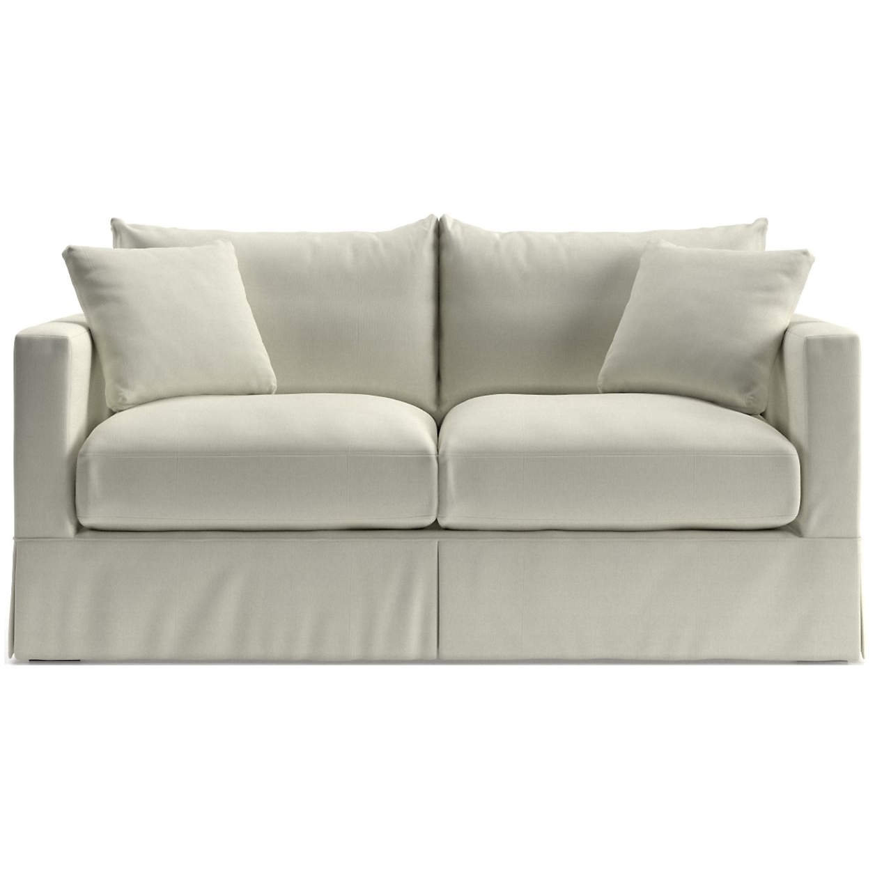 Willow Modern Slipcovered Full Sleeper Sofa with Air Mattress - Image 0