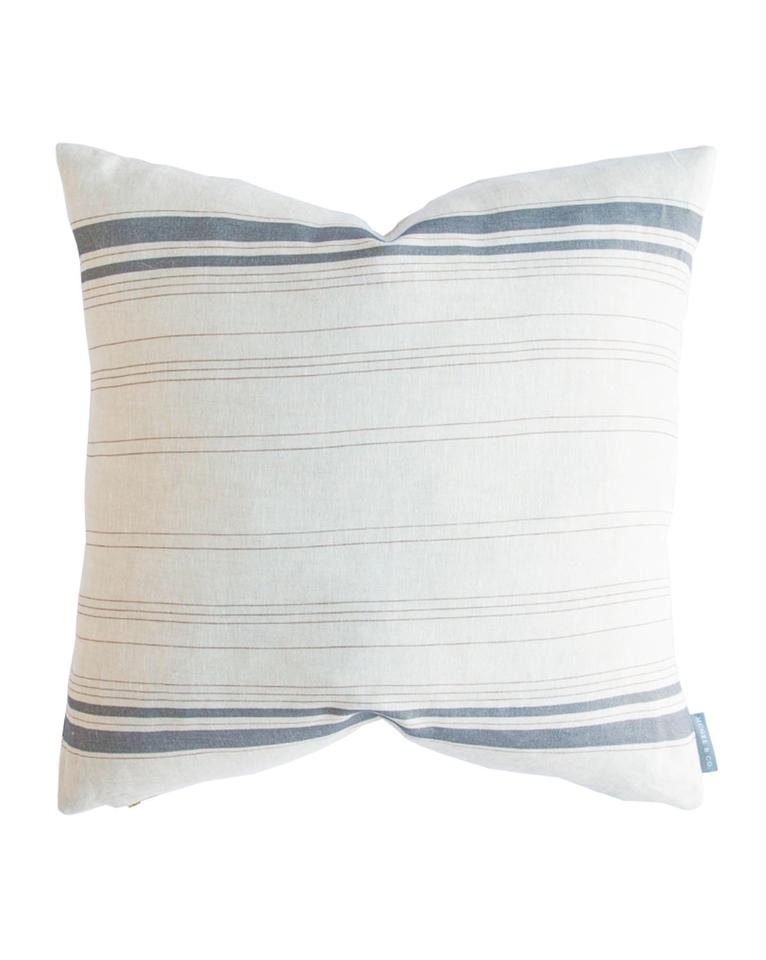 FRENCH STRIPE PILLOW COVER / 20"x20" - Image 0
