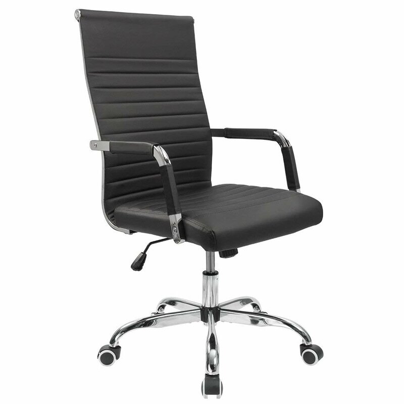 Renda Mid-Back Ribbed Conference Chair - Image 0