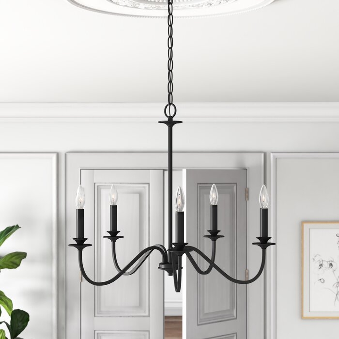 Juniata 5 - Light Candle Style Traditional Chandelier - Image 2