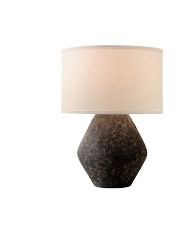 KEYANA WIDE TABLE LAMP, GRAYSTONE - Image 0