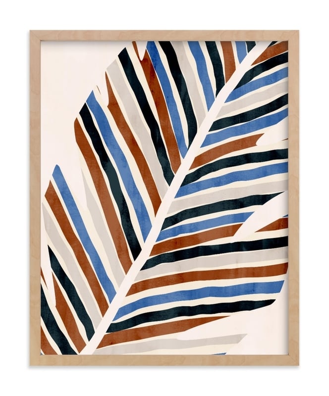 Abstract Palm Leaf Children's Art Print - Image 0