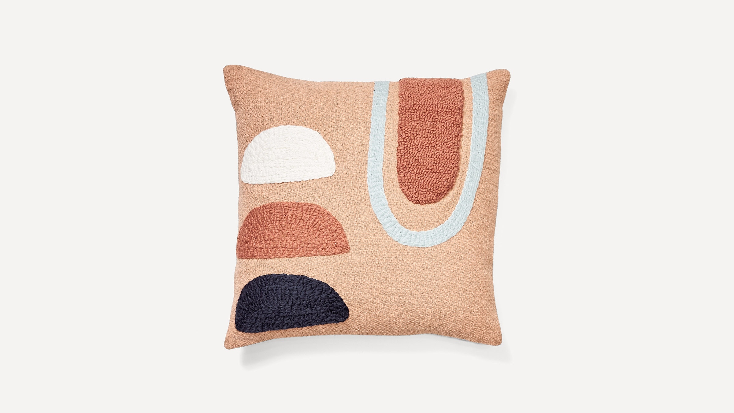 Embroidered Adobe Clay Pillow Cover - Image 0
