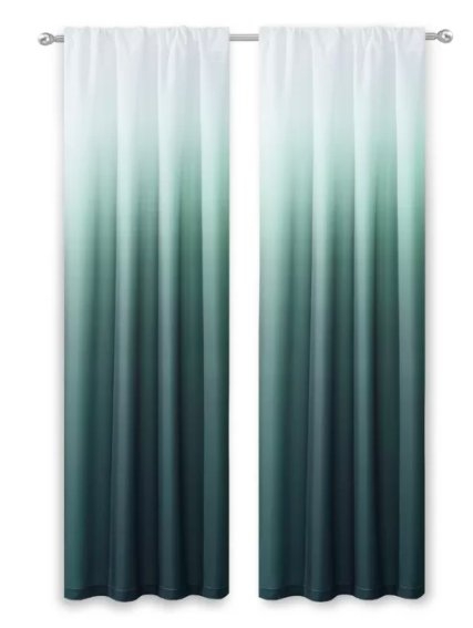 Nuss Ombre Room Darkening Rod Pocket Curtain Panels (Set of 2) - Image 0