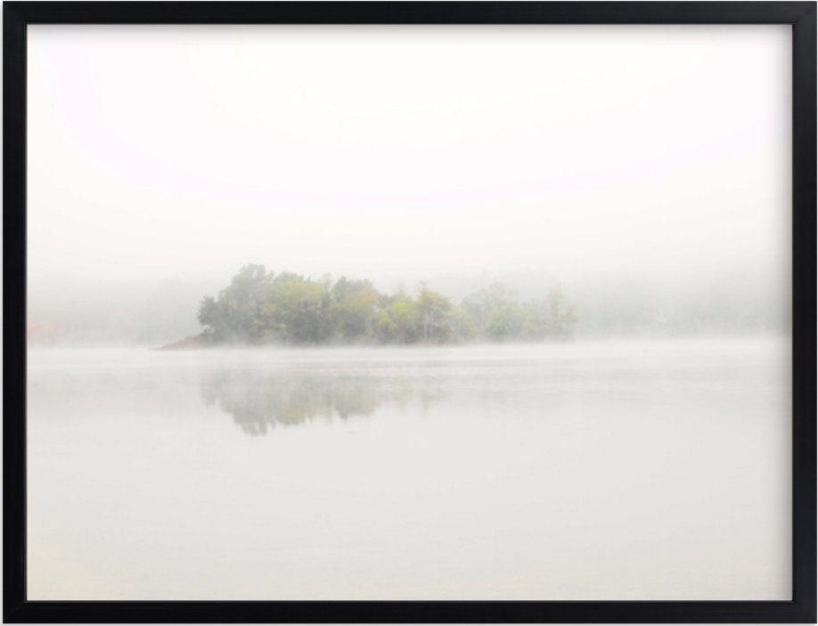 The Island-Mist White - 30 x 24, Canvas - Image 1