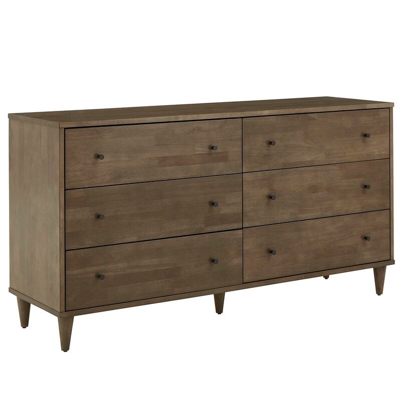 Genesis 6 - Drawer Dresser /  Light Charcoal Gray - Image 0