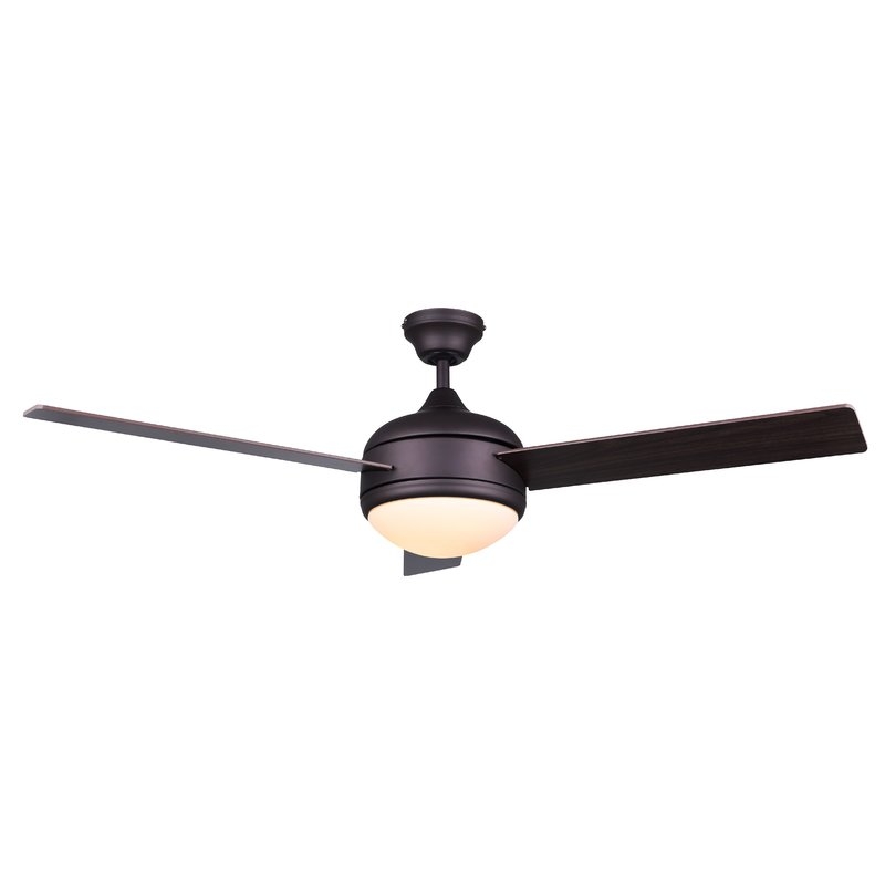 48" Kandi 3 - Blade Standard Ceiling Fan with Remote Control and Light Kit Included - Image 0