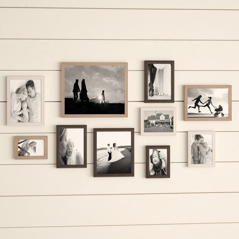 10 Piece Sturminster Gallery Picture Frame Set - Image 1