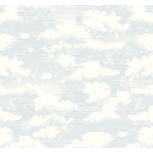 Indio Cloud Cover 27' L x 27" W Wallpaper Roll - Image 0