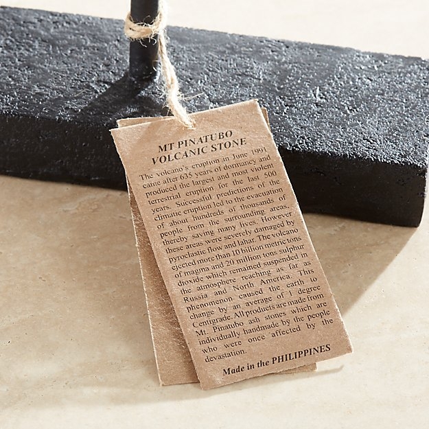 Grey Volcanic Ash Disc Sculpture - Image 2