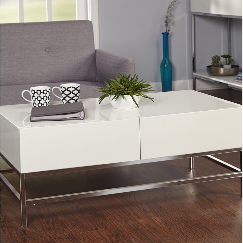 Woodway Coffee Table with Storage - Image 0