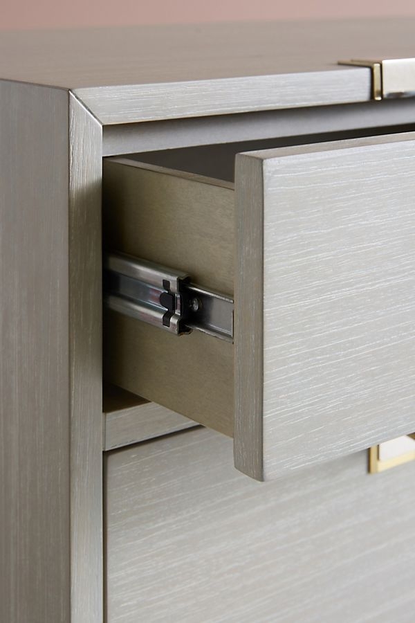 Ingram Six-Drawer Dresser - Light Grey - Image 3