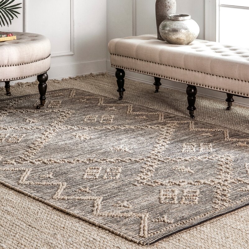 Rockwell Hand-Knotted Gray Area Rug - Image 1