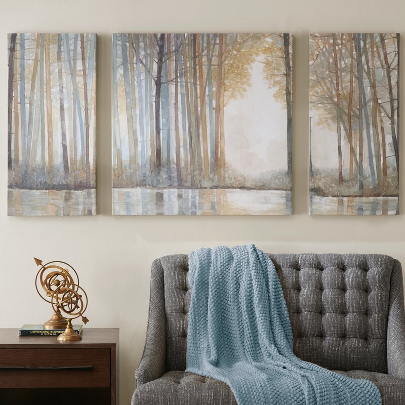 3 Piece Painting Print on Wrapped Canvas Set - Image 1