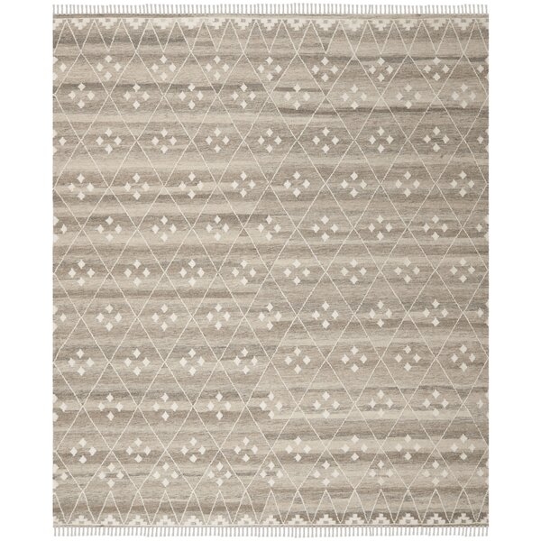 Aldergrove Handwoven Wool Natural/Ivory Area Rug - 9 x 12 - Image 3