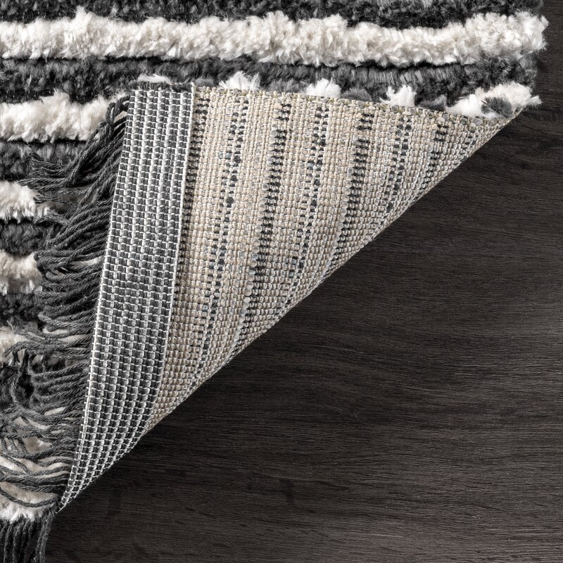 Baudette Geometric Beige/Black Area Rug - Image 3