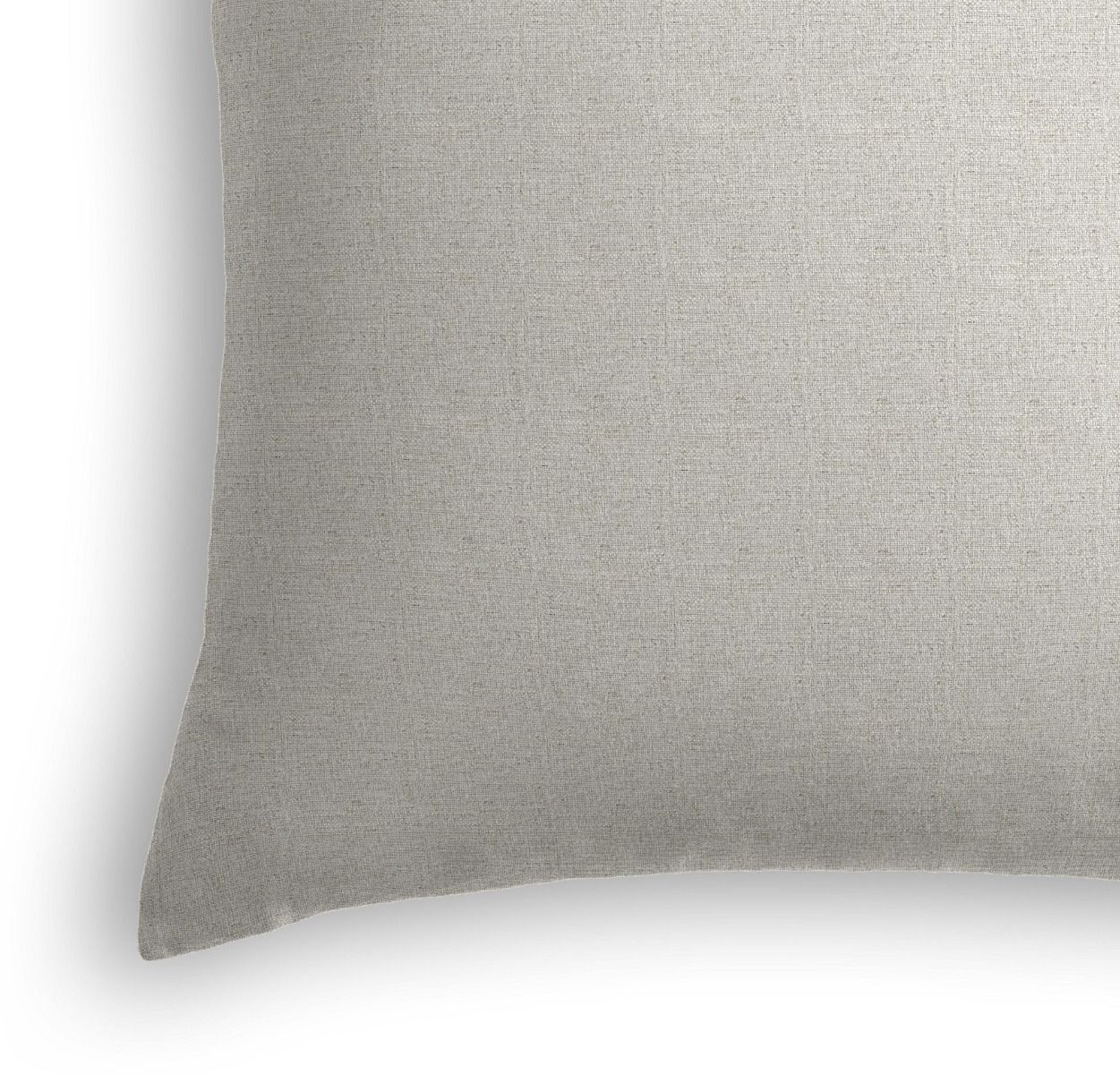 Classic Linen Lumbar Pillow, Sandy Tan, 18" x 12" - Image 1