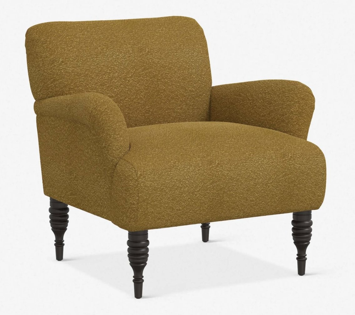VYOLET ACCENT CHAIR- Ochre Boucle - Image 0