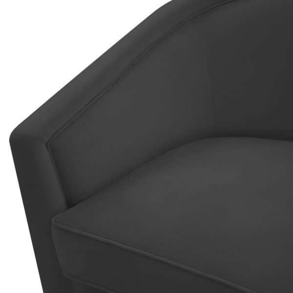 Flapper Black Swivel Chair - Image 3