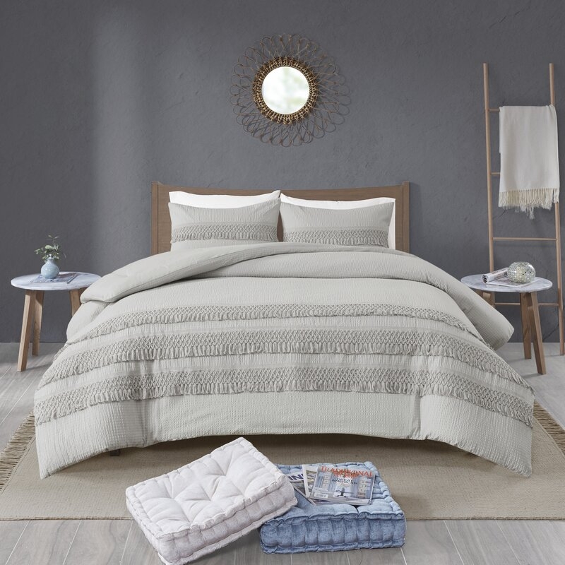 Umbria Cotton Seersucker Comforter Set - Image 2