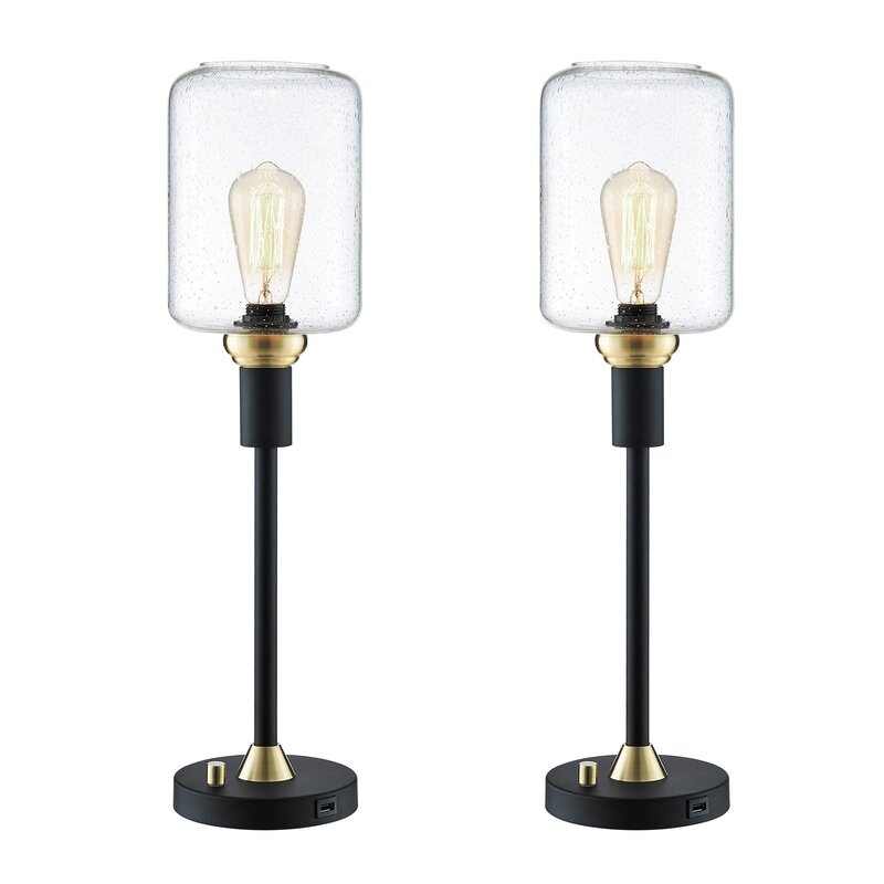 Tincher 24" Torchiere Lamp Set (Set of 2) - Image 0