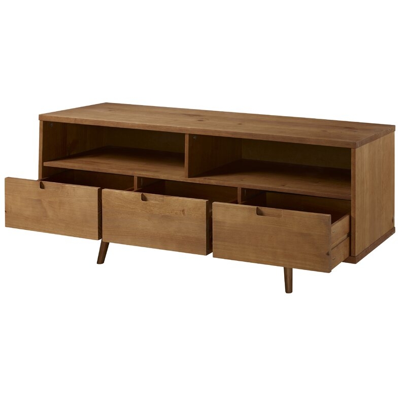 Gervais TV Stand for TVs up to 65" in Caramel - Image 1