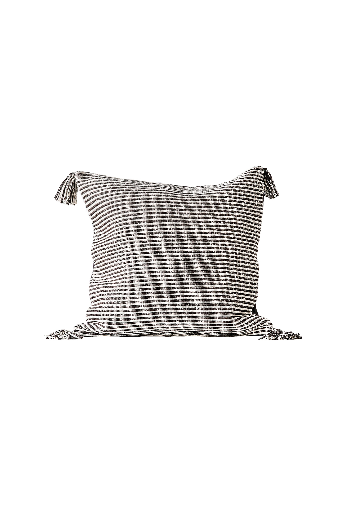 Stafford Striped Pillows, Neutrals, 24" x 24", Set of 2 - Image 3