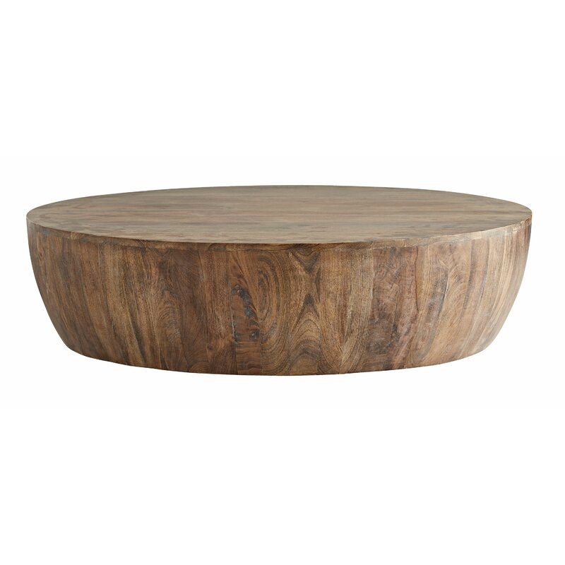 ARTERIORS Solid Wood Drum Coffee Table - Image 0