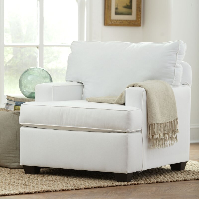 Clarkedale 21" Armchair / Classic Beach White - Image 1
