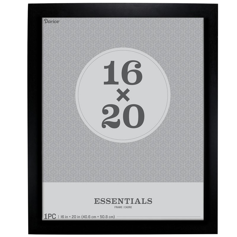 Rosetta Essentials Picture Frame, 16x20, black - Image 0