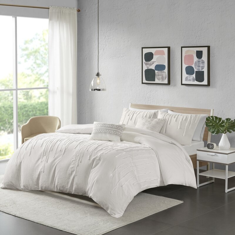 Keysville Comforter Set, Full/Queen, Ivory - Image 2