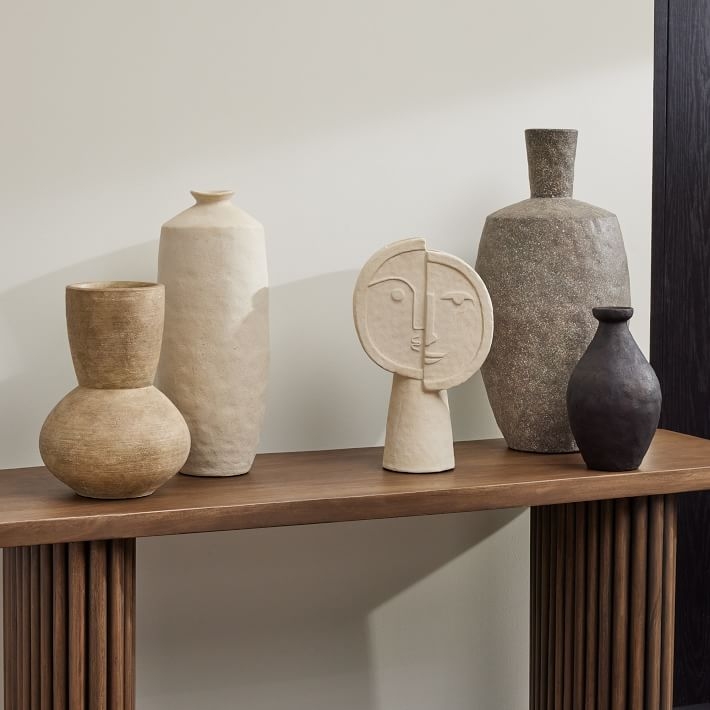 Shape Studies Vases, Vase, Black, Ceramic, Small - Image 1