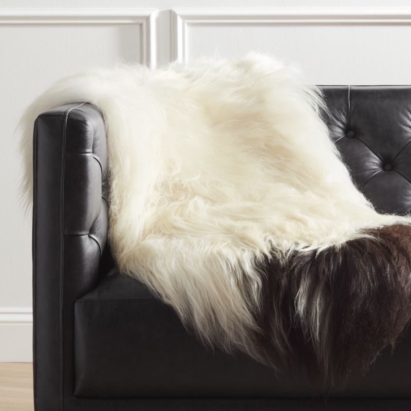 Spotted Sheepskin Throw - Image 4