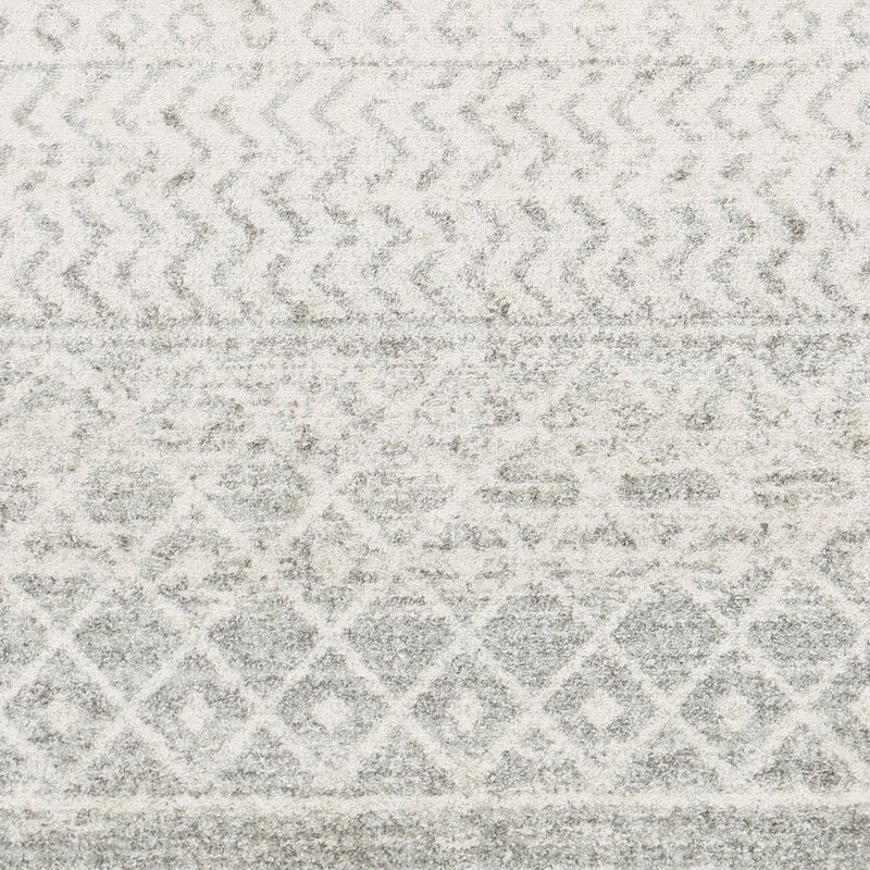 Leonard Pattern Wool Gray Area Rug - Image 4