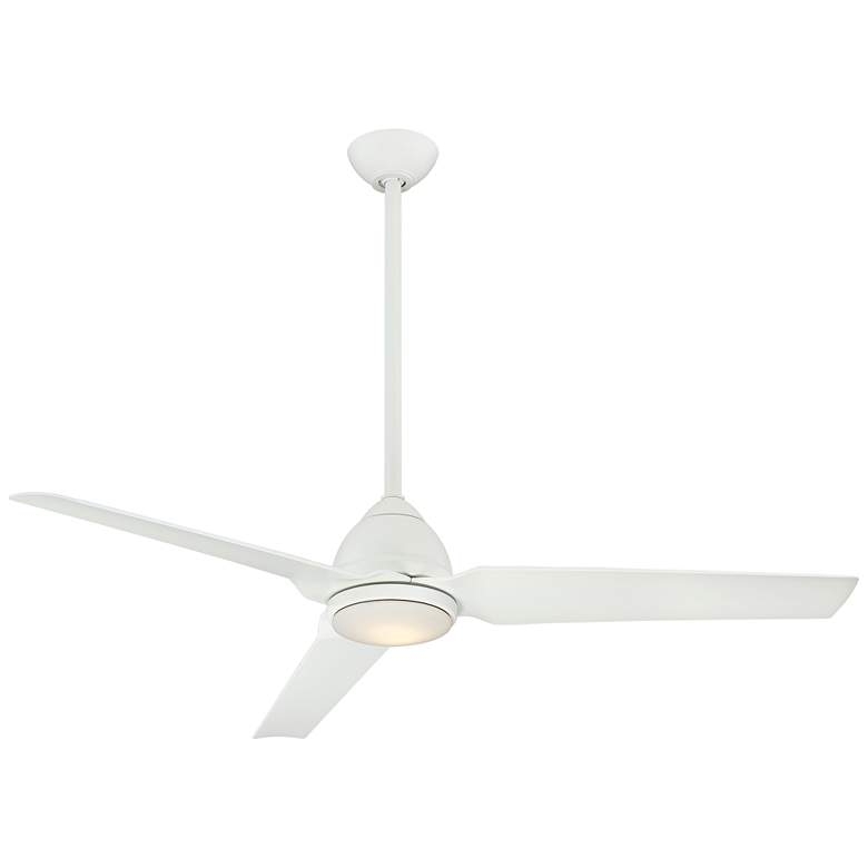 54" Minka Aire Java Flat White LED Ceiling Fan - Style # 9N886 - Image 0