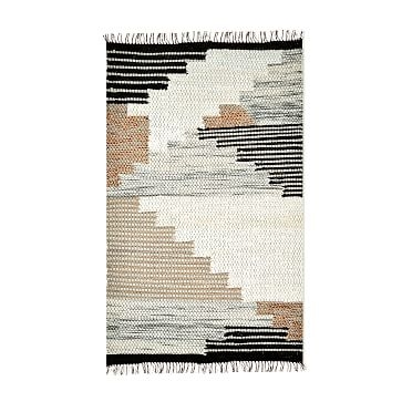 Colca Wool Rug, Flax,6x9 - Image 0