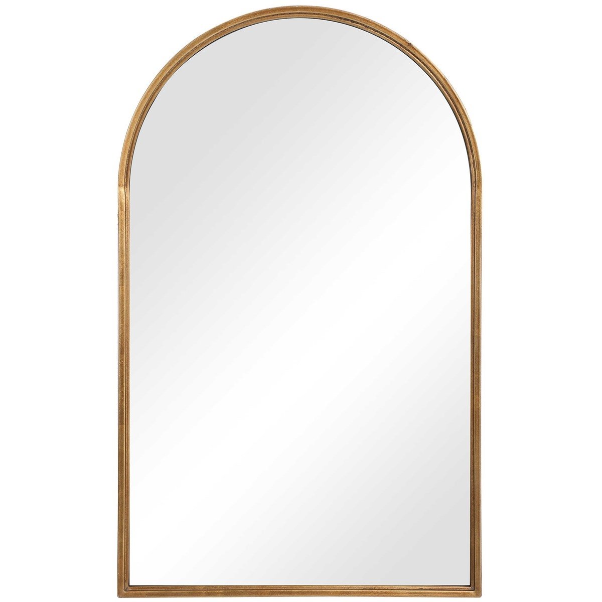 Arch Mirror, Antique Gold, 24" x 39" - Image 4