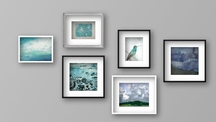 Blues in Nature Gallery Wall - Image 0