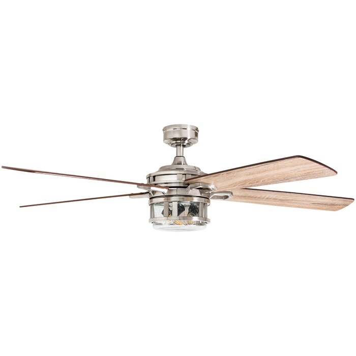 OPEN BOX: 52" Rafe 5 Blades Ceiling Fan Light Kit Included - Image 0