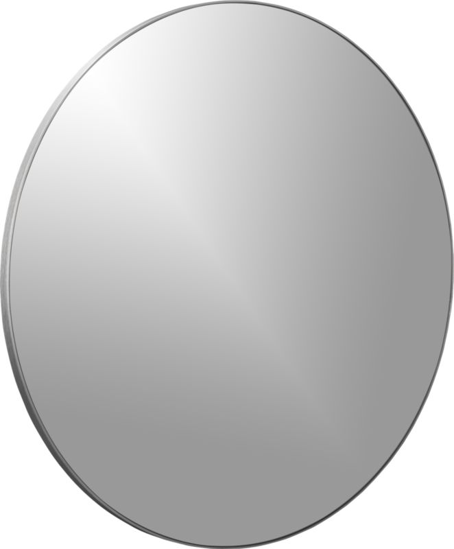 INFINITY 36" ROUND WALL MIRROR, Silver - Image 4