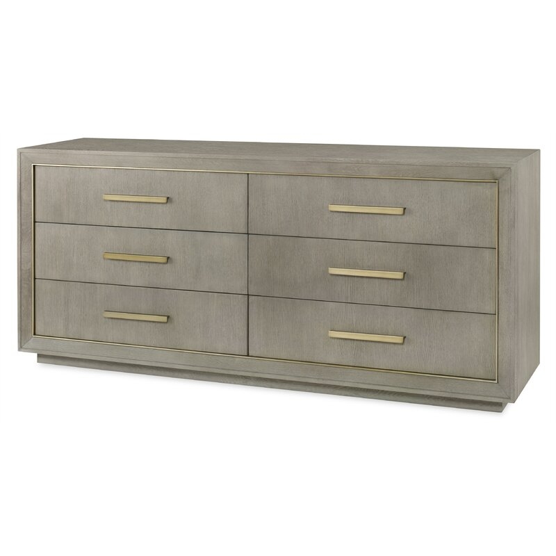 MONARCH KENDALL 6 DRAWER DOUBLE DRESSER - Image 0