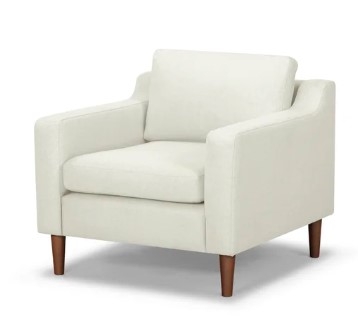 31" W Polyester Blend Club Chair - Image 0