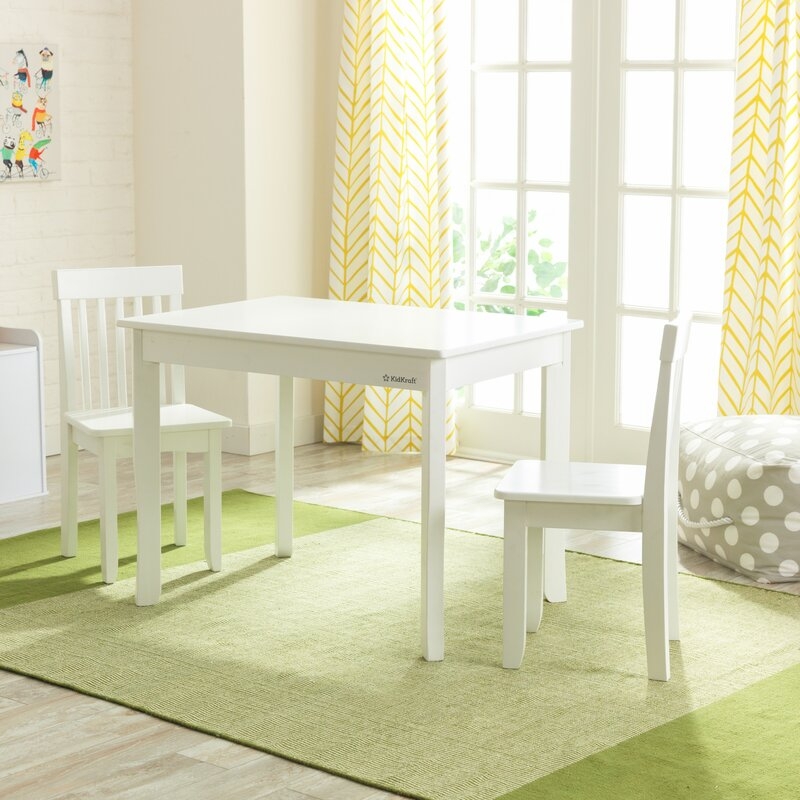 Avalon Kids 3 Piece Writing Table and Chair Set - Image 1
